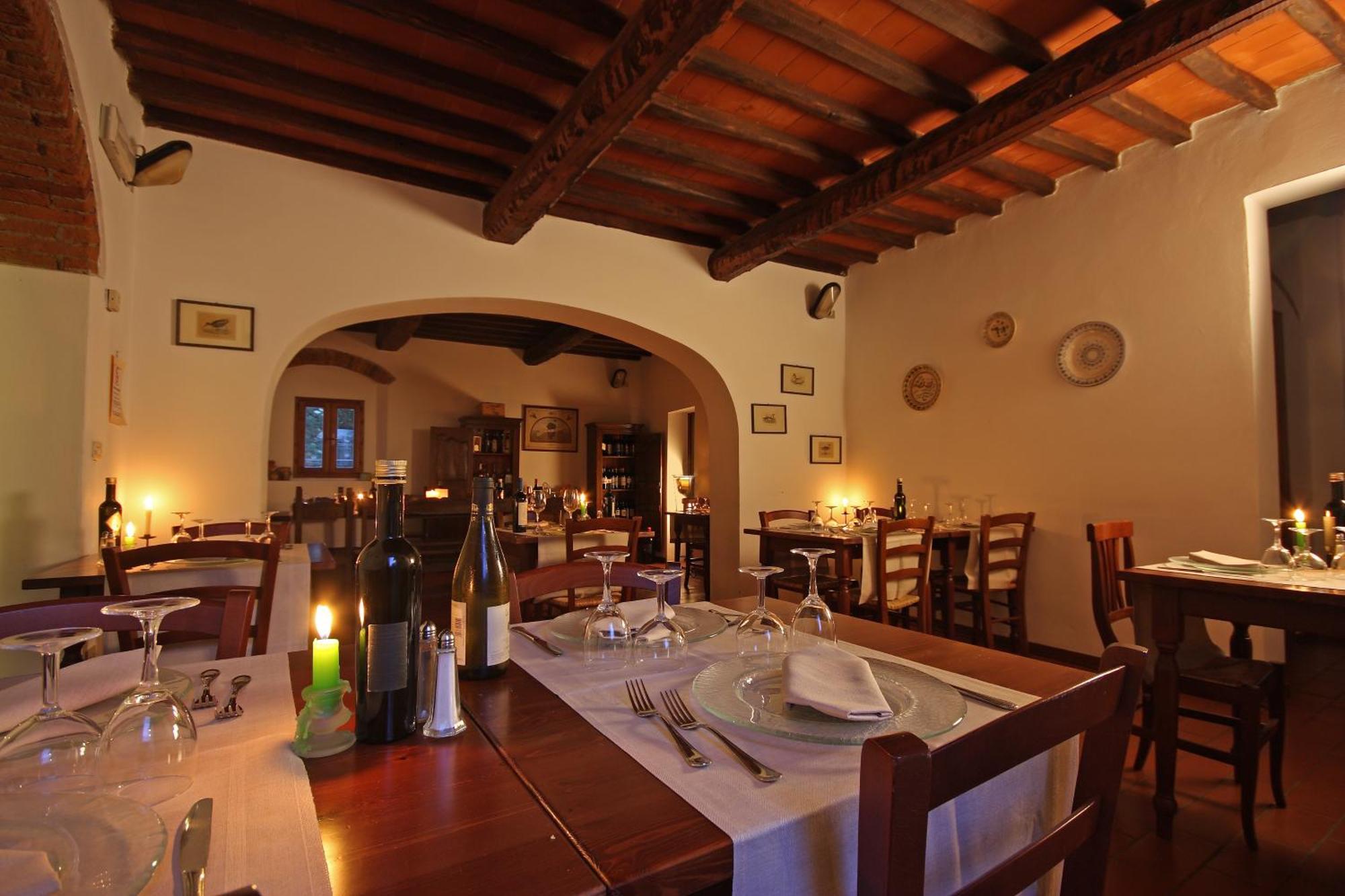 Tenuta Il Burchio Инчиза-ин-Валь-д'Арно Ресторан фото
